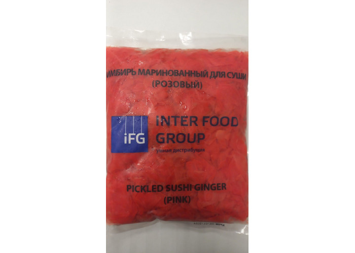 Имбирь розовый маринов. ifg 1кг\10шт