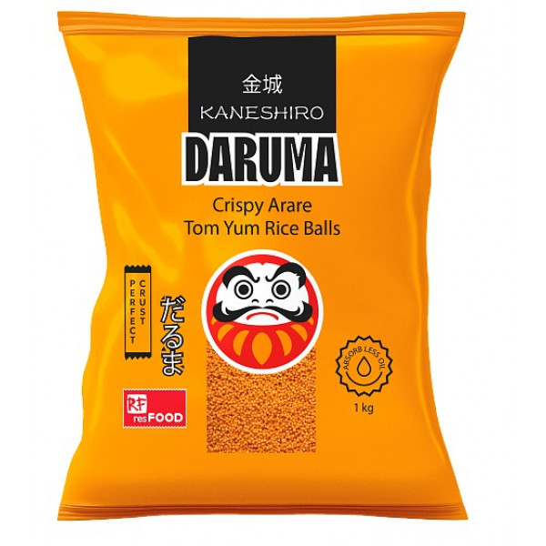 Шарики рисовые том ям 1кг crispy arare kaneshiro daruma